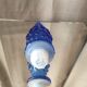 Superb cobalt blue bottle empoli genie made in italy