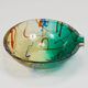 Art glass bowl or ashtray Murano signed Alfredo Barbini, Italy, 1970s.