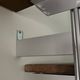 Unusual shelf, aluminium and wood