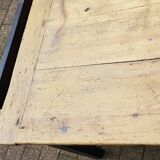 Rustic farm table with a drawer  30