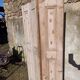 Old trio of wooden screen doors