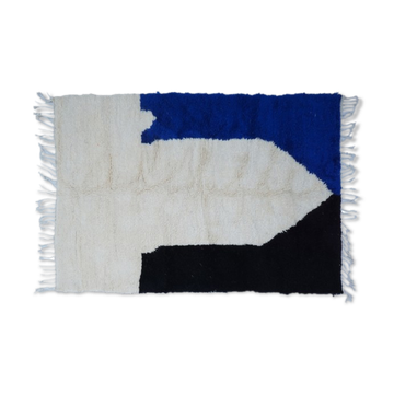 Colorful Berber carpet 198 x 132cm