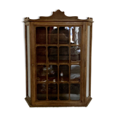 Vitrine murale ancienne en bois