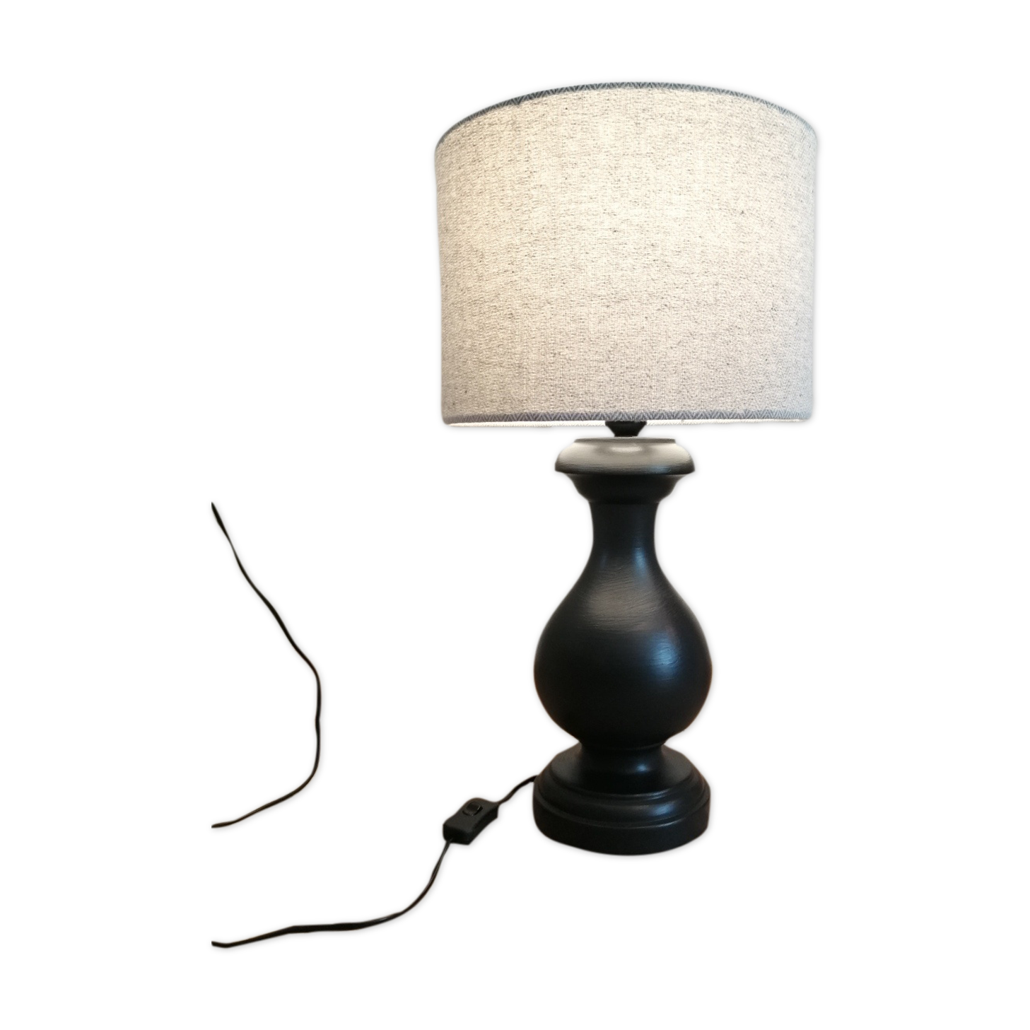 Vintage lamp wood 1980