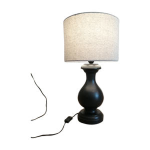 lampe vintage bois 1980