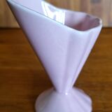 Small vintage draped pink vase