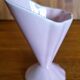 Small vintage draped pink vase