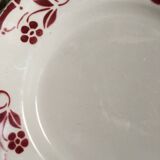 Two red old plates