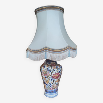 Lampe montée sur vase Gien