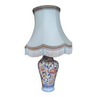 Lampe montée sur vase Gien