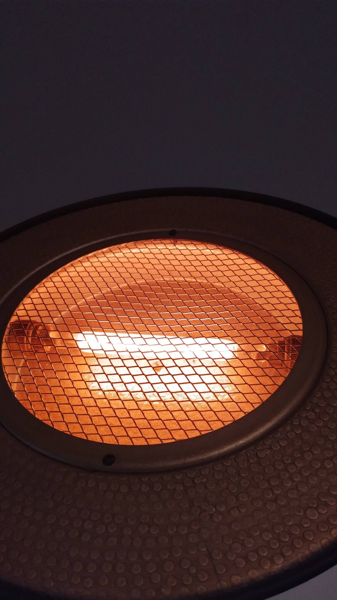 Vintage bronze halogen floor lamp