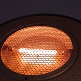 Vintage bronze halogen floor lamp