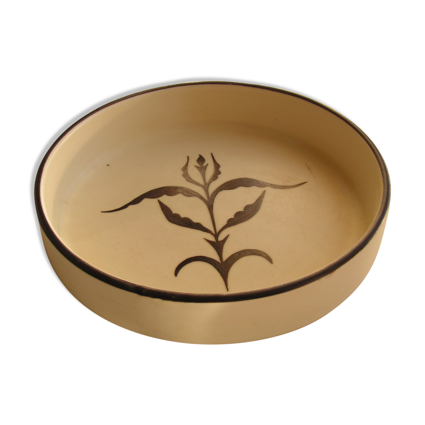 Ravier round Kergonan brittany ceramic René-Yves Creston