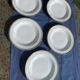5 assiettes creuses en porcelaine de limoges estampillées UC Limoges France