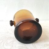 Blown glass ice bucket