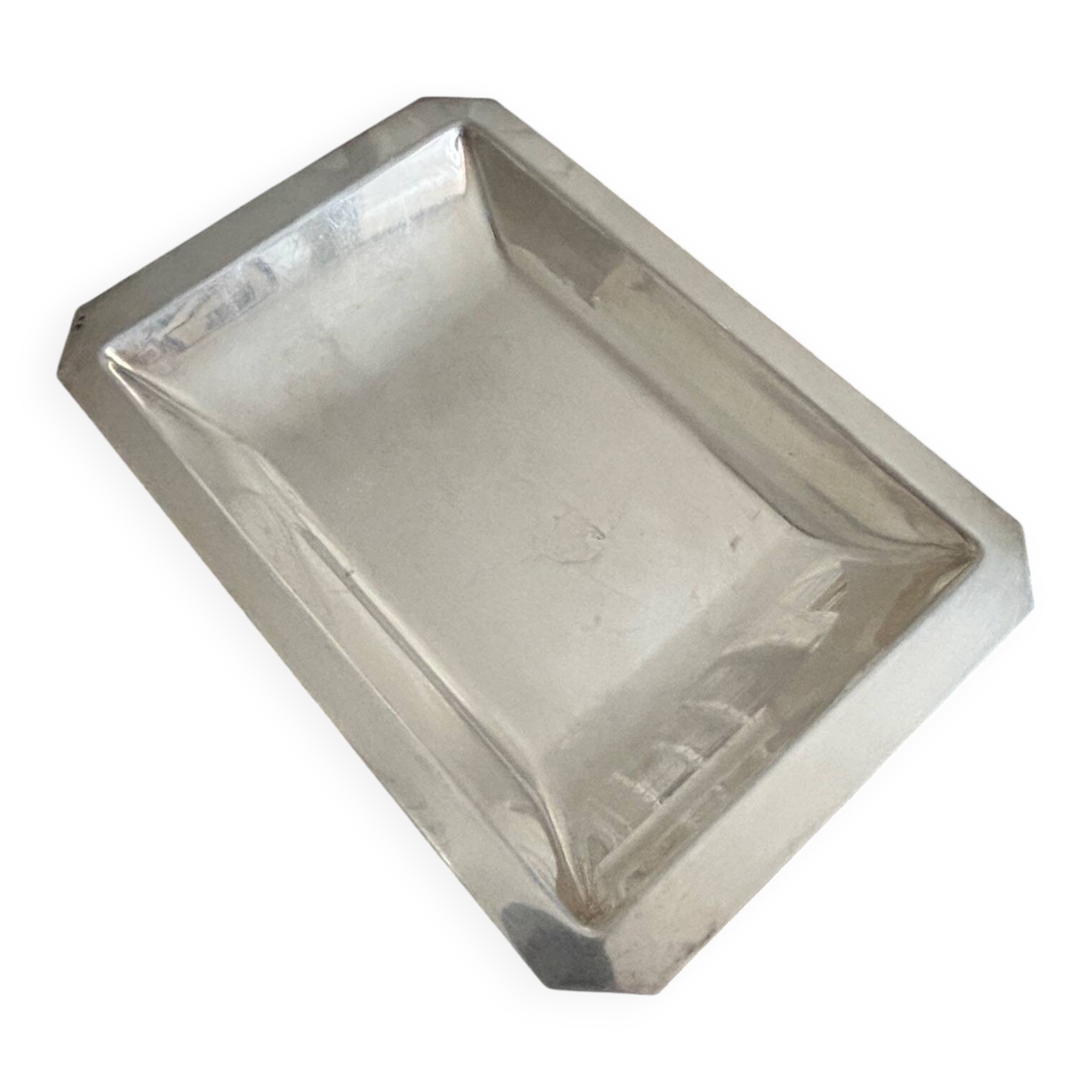 antique silver-plated dish