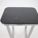 Bauhaus Art Deco tubular steel chrome table, 1930s