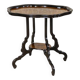 Oval Tea Table in Walnut and Veneer, 1870