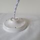 Suspension en opaline et teck