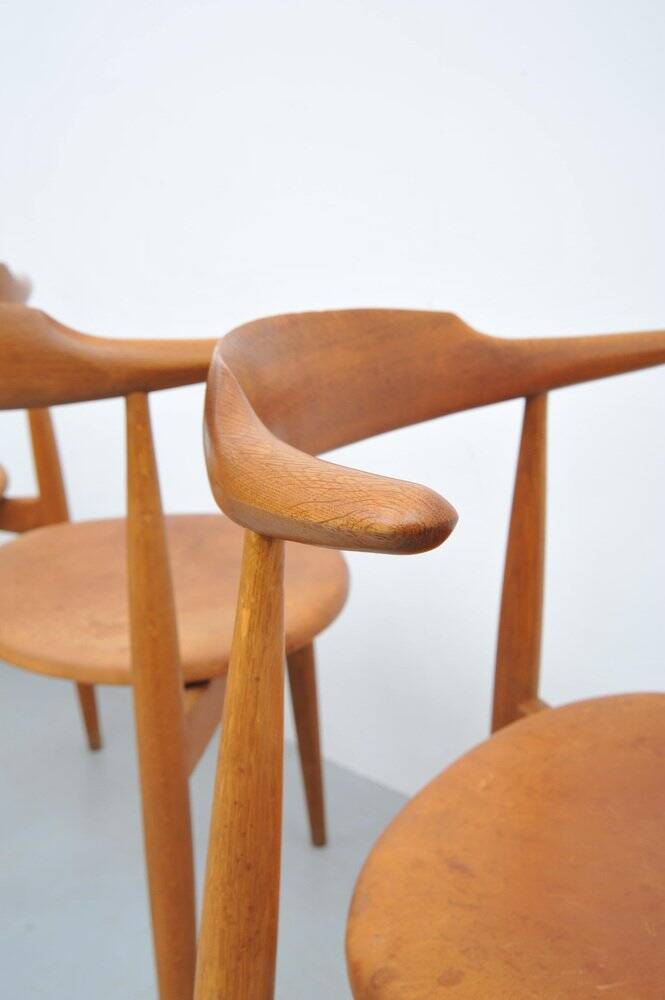 FH4104 Heart Chair by Hans J. Wegner for Fritz Hansen, 1950s