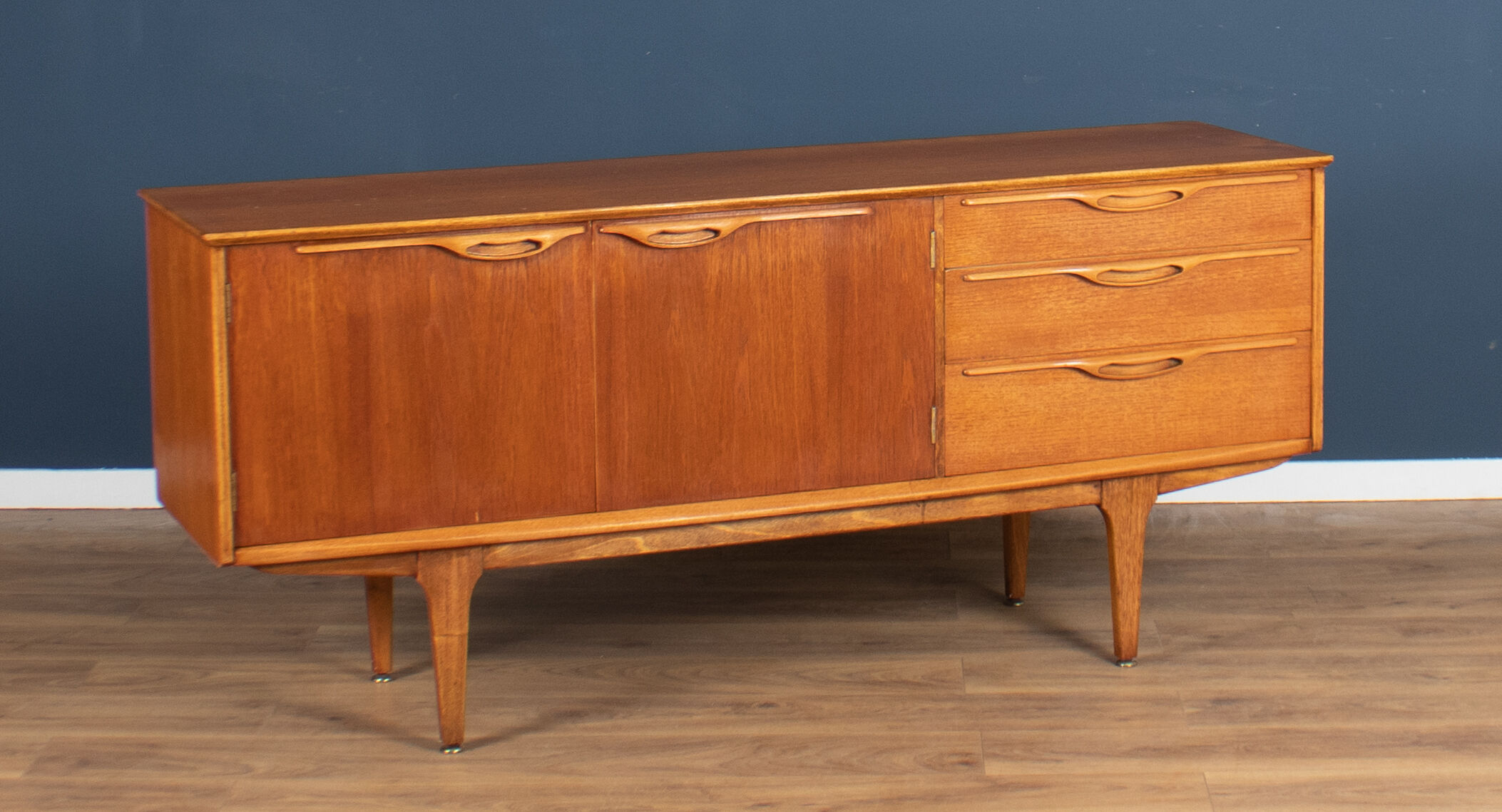 Retro teak 1960s short jentique classic mid century sideboard