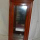 Vitrine bois verre et miroir