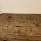 Solid wood chest with opening front