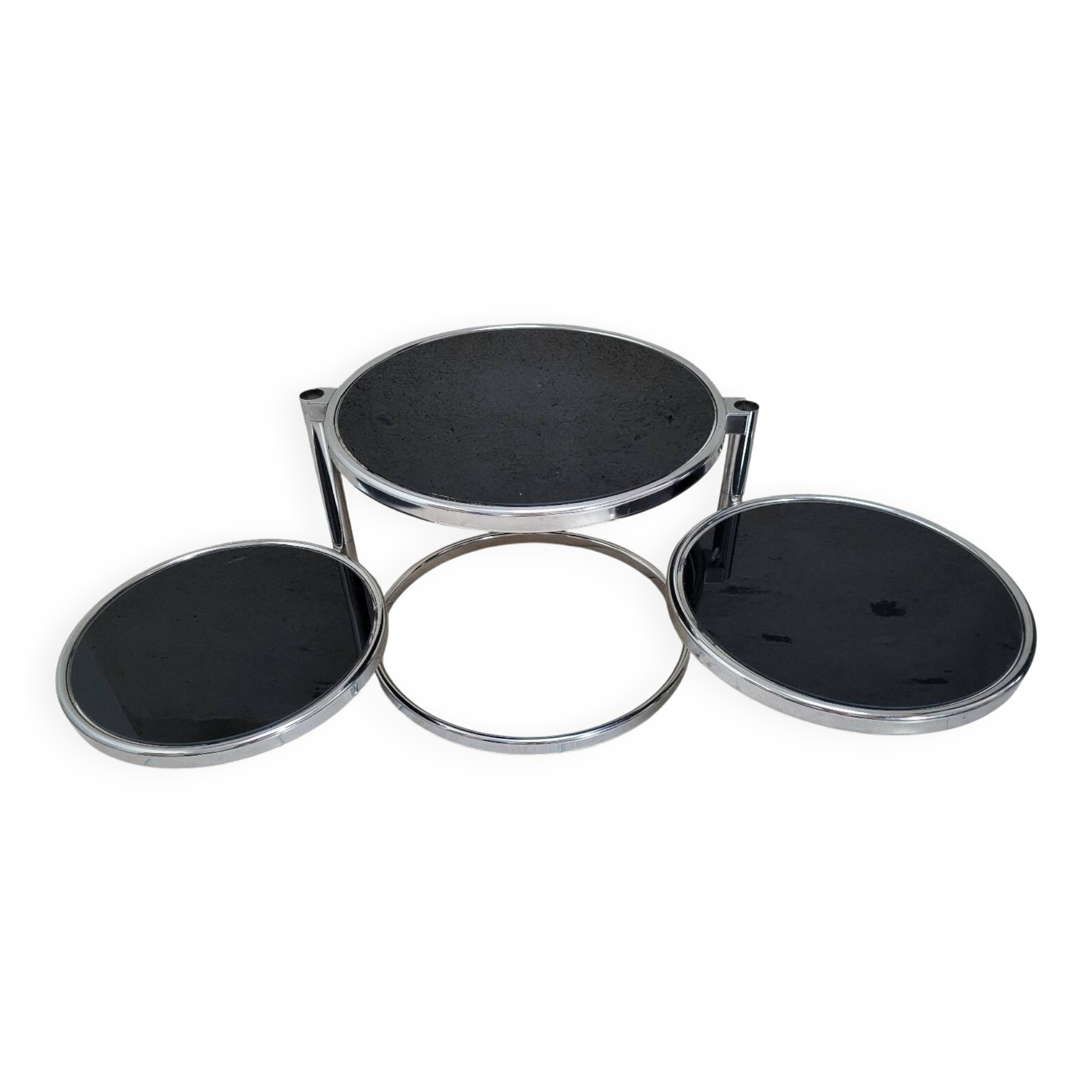 Three-level coffee table Leitmotiv-Swivel