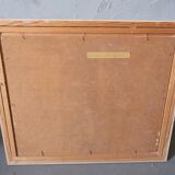 Gustav Berlin, Swedish Modern Landscape, Oil on Panel, 1962, Framed