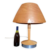 Scandinavian style table lamp designed and manufactured by Lucid France for Hilton Hotel