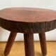 Tabouret tripode en bois