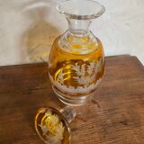Bohemian crystal liquor service