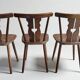 4 chaises bistrot rustiques