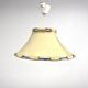 Scandinavian leather pendant light "Anna", Ateljé Lyktan, Sweden, 1970