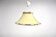 Scandinavian leather pendant light "Anna", Ateljé Lyktan, Sweden, 1970