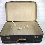 Green scottish fabric case with key