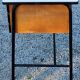 Office of 50/60s in formica base tubes black metal 3 drawers