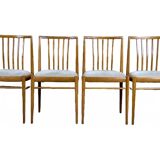Set of 4 dining chairs 60s 70s