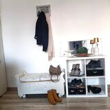 Renovated storage chest - Scandinavian style - unique piece