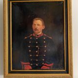 Portrait old soldier 19th