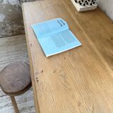 Oak desk with spindle legs, 1950s