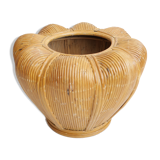 Bamboo art deco pot cover