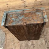 Wall display cabinet in Burmese teak with original patina.