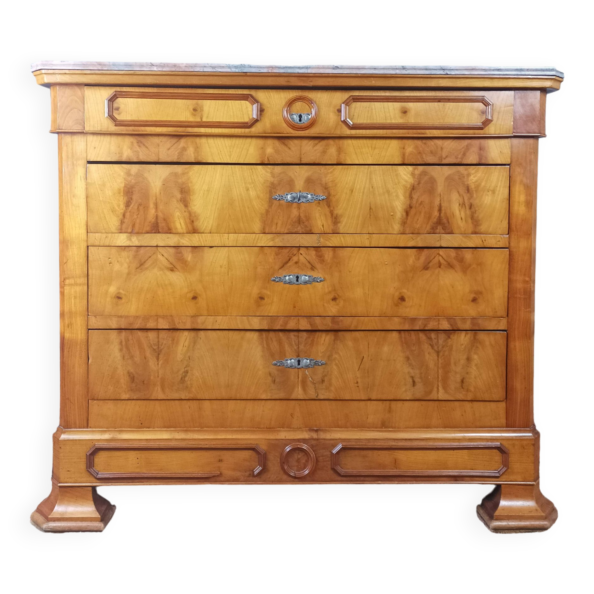 Louis Philippe chest of drawers in cherry wood