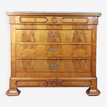 Louis Philippe chest of drawers in cherry wood