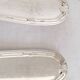 Silver cutlery set, Alfenide, ribbon decoration