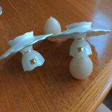 Lot two eggcups ceramic artichoke
