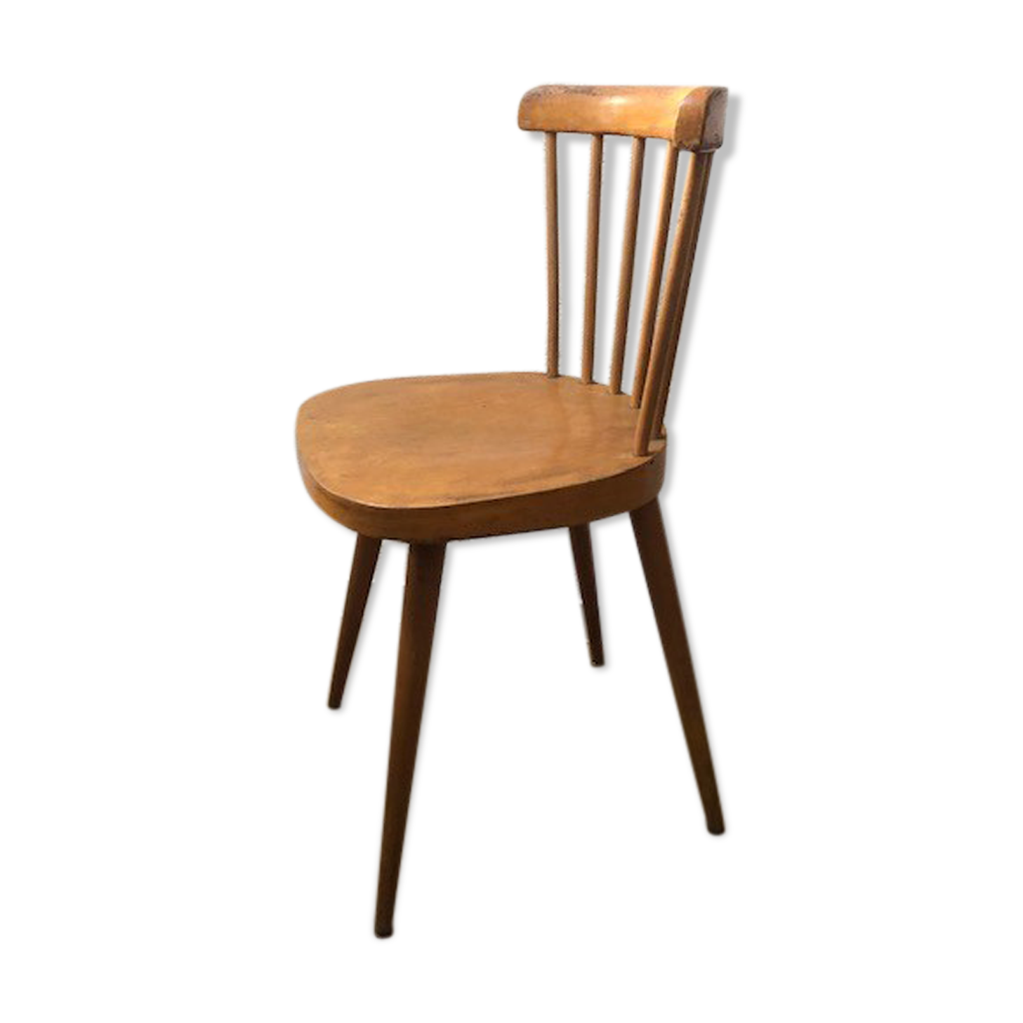 Vintage bistro chair feet compass