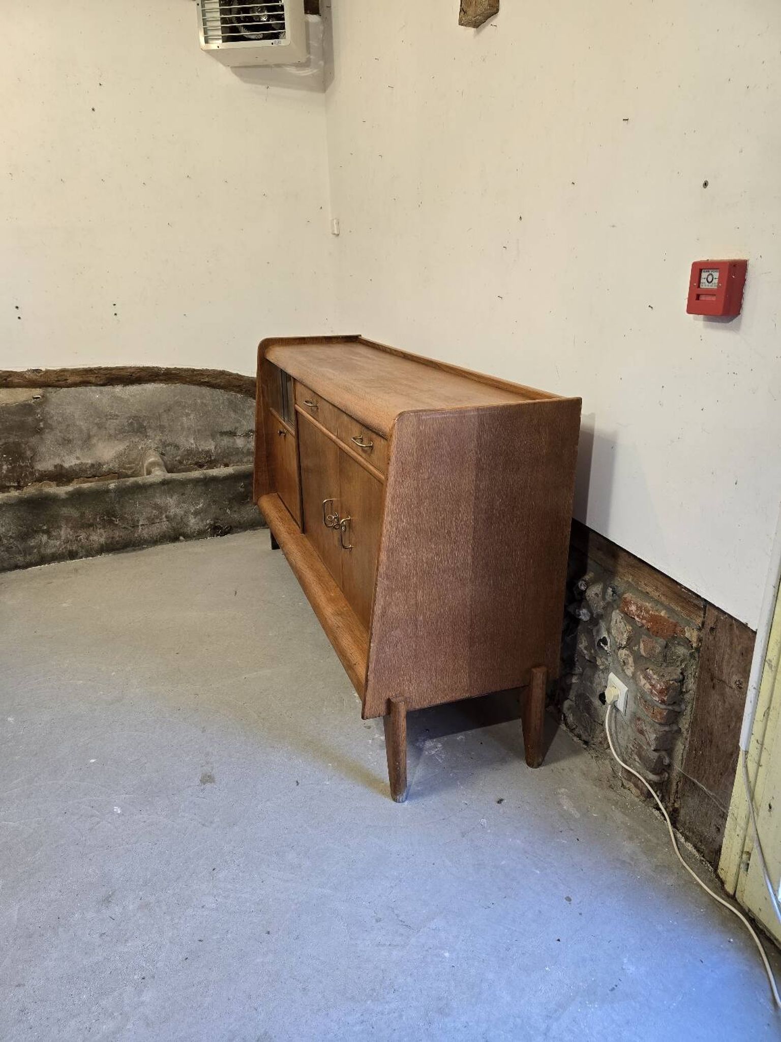 Enfilade 1950 avec vitrine