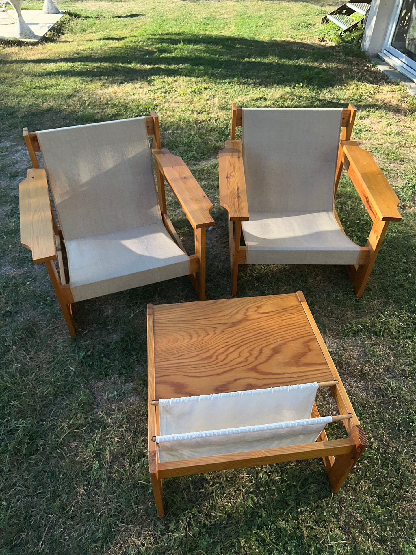 Chairs and Table Diana in Pine Wood by Karin Mobring for Ikea, 1